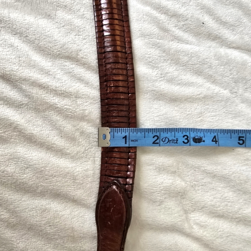 Brighton Brown Leather Design Belt - Picture 8 of 9